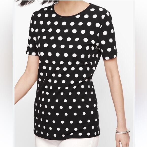 Talbots NWT The Talbots Tee Gradient Polka Dot Shirt - Picture 1 of 5